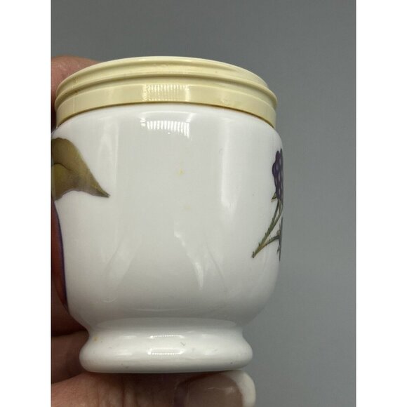 Royal Worcester Egg Coddler Evesham Pattern Fine Porcelain Made in England READ* - Picture 11 of 14